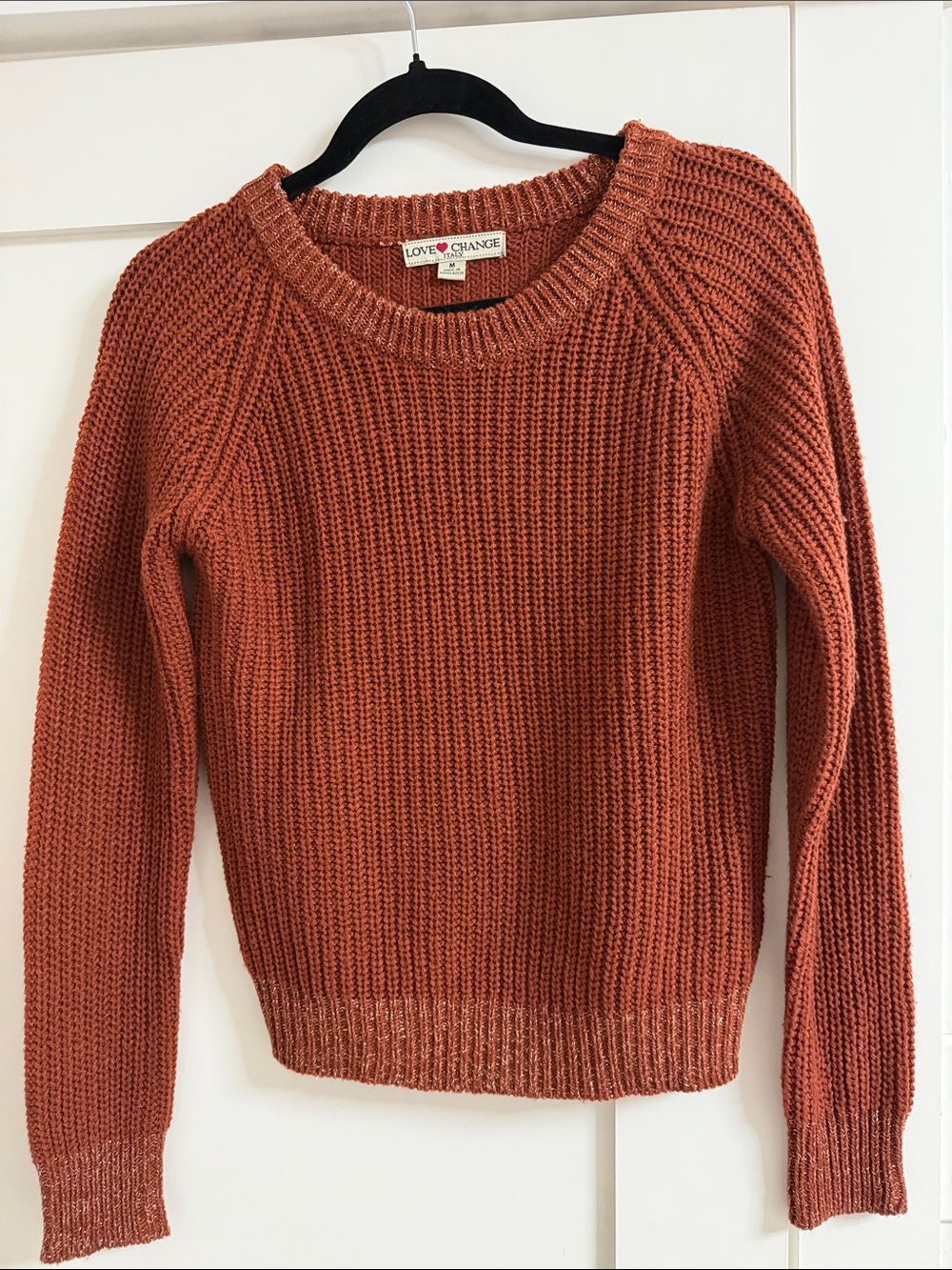 CHNGE Terracotta Scoopneck Knit Sweater